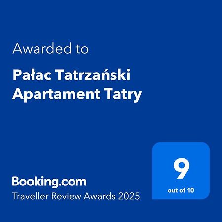 Palac Tatrzanski Apartament Tatry بوكافينا تترايسكا المظهر الخارجي الصورة
